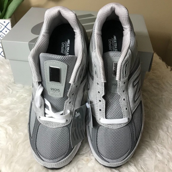 New Balance 990v5 Made In USA Castlerock Grey W990GL5 Women's Athletic Sneakers - Picture 4 of 6